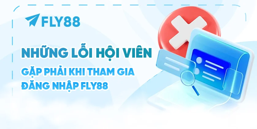 Những lỗi hội viên gặp phải khi tham gia đăng nhập Fly88