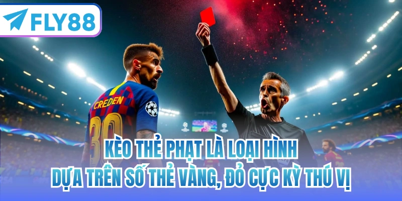 Kèo thẻ phạt là loại hình dựa trên số thẻ vàng, đỏ cực kỳ thú vị